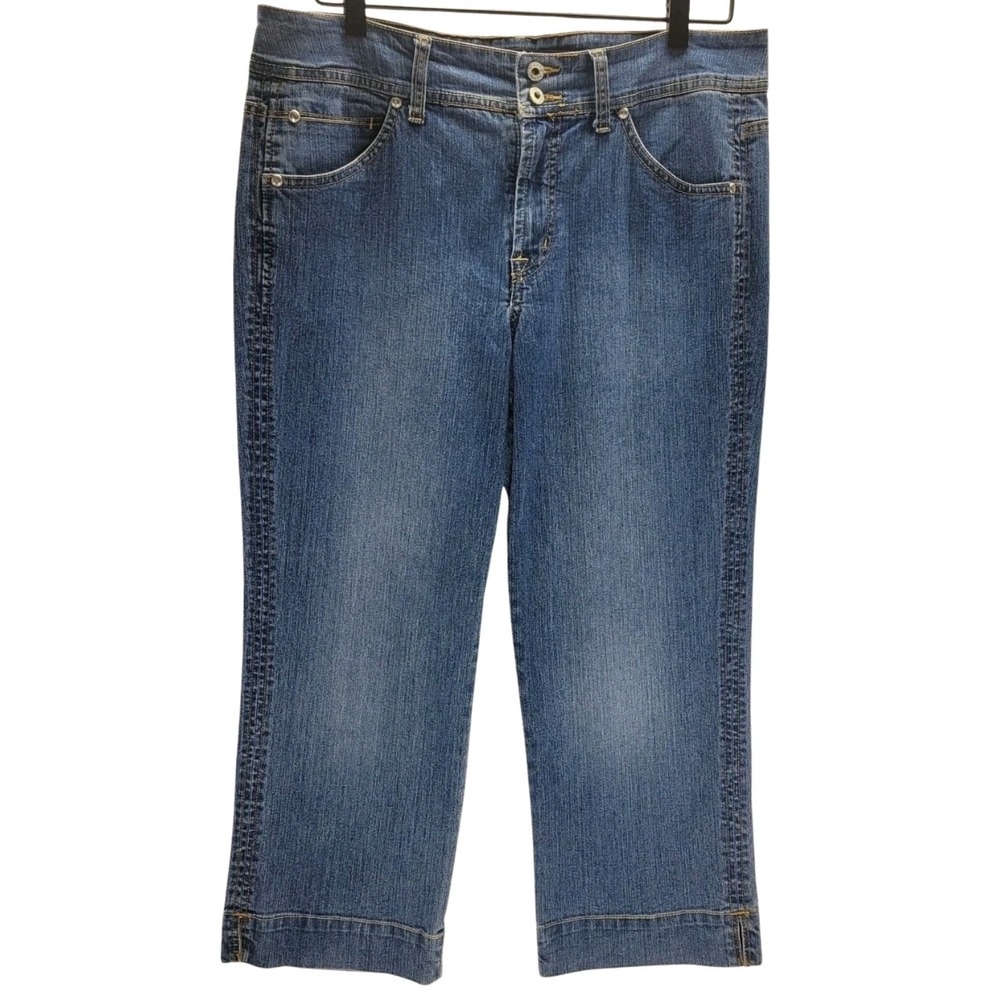 Vintage Gloria Vanderbilt Capri Jeans Women's 12‎ High Rise Utility Y2K